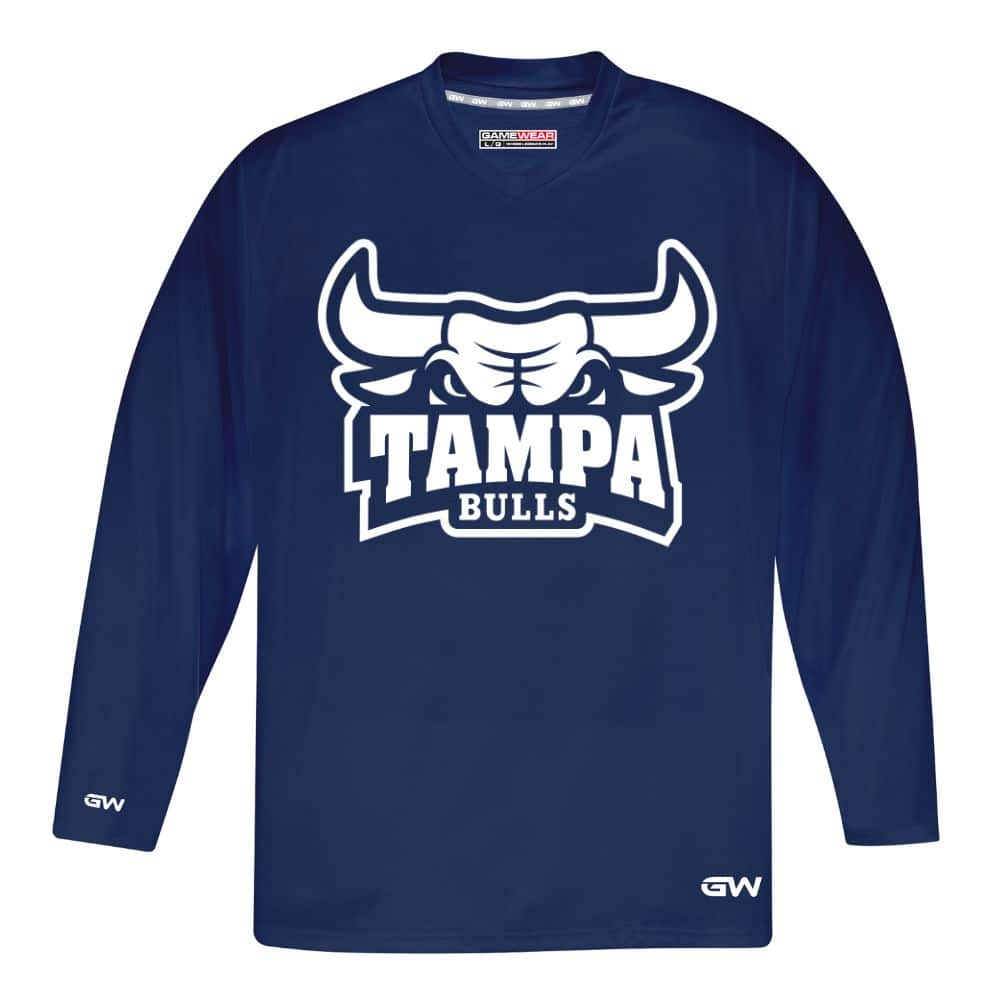 Women's Navy Tampa Bay Lightning Lace-Up Jersey T-Shirt