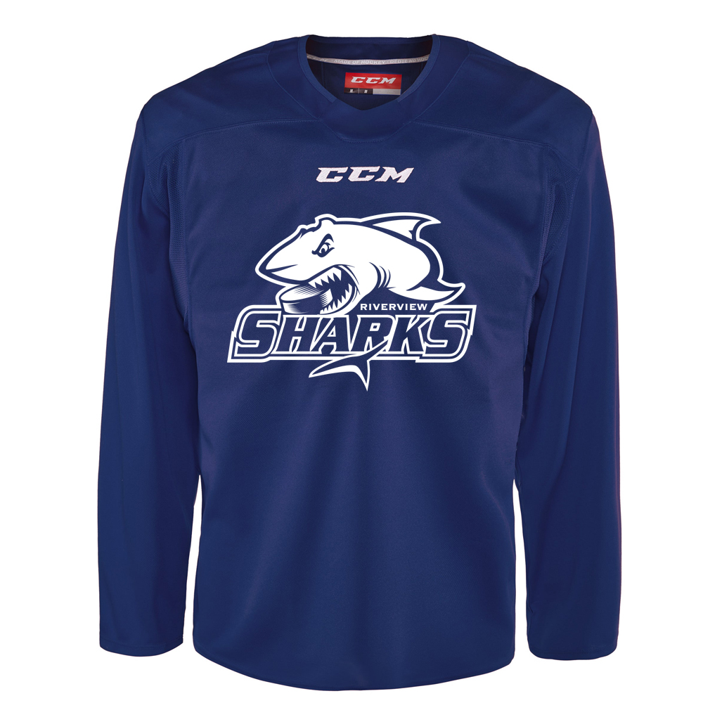New Royal Blue CCM Practice Jersey, Youth L/XL