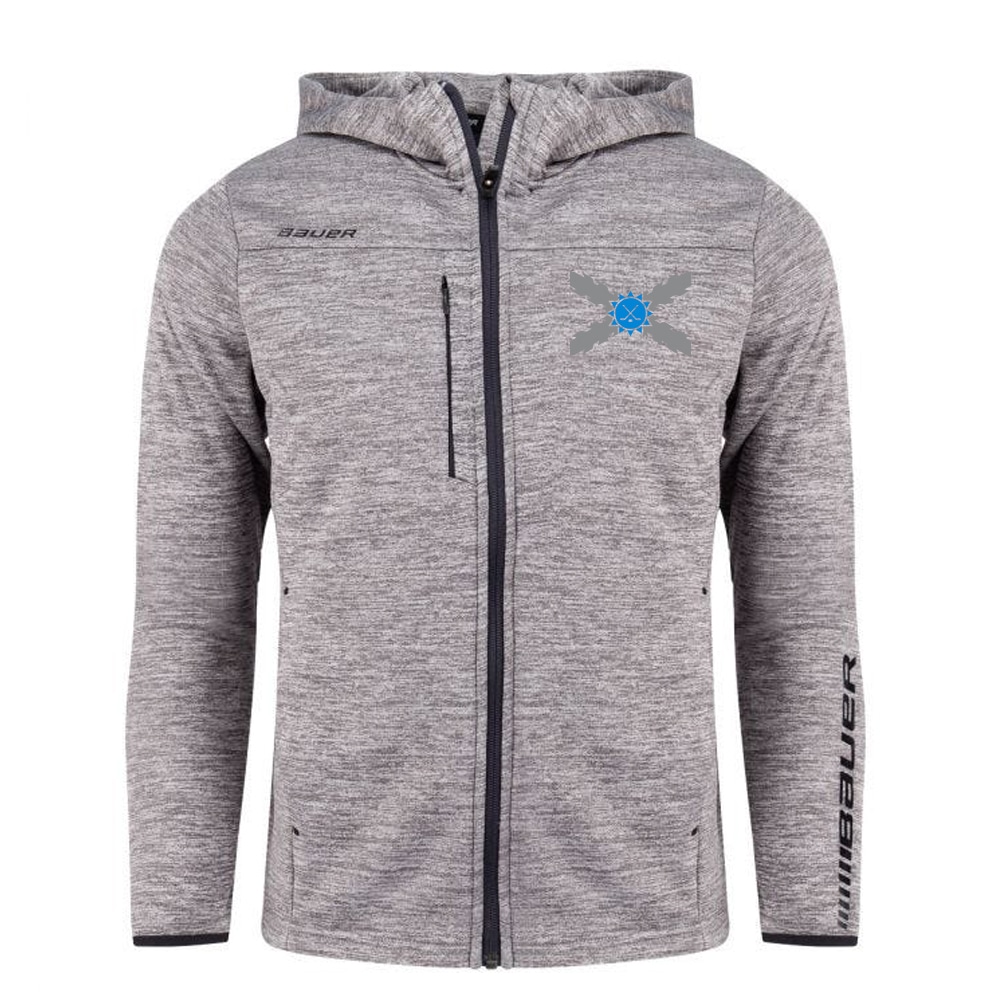 bauer vapor fleece zip hoodie