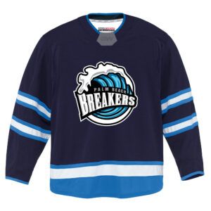 PALM BEACH BREAKERS GAME JERSEY NAVY