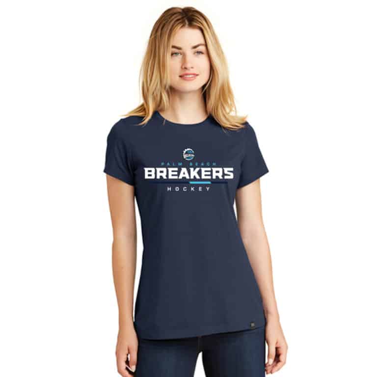 BREAKERS WOMENS NEW ERA TEE (PALM BEACH BREAKERS HOCKEY) Rinkside Tampa