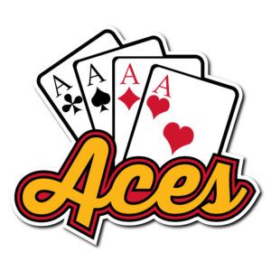 ACES CAR DECAL