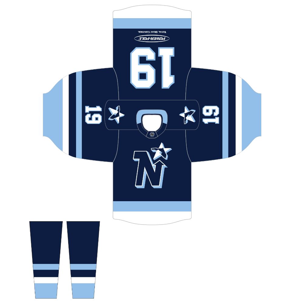 NOSTARS NAVY SUBLIMATED JERSEY AND SOCKS - Rinkside Tampa