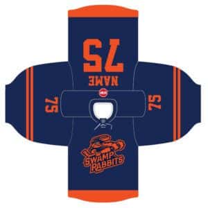 SWAMP RABBITS NAVY GAME JERSEY