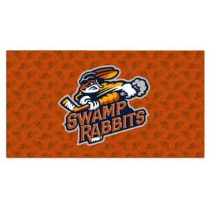 SWAMP RABBITS SUBLIMATED BLANKET (TAKES 3-4 WEEKS FOR DELIVERY)