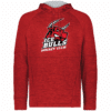 All-Pro Performance Hoodie, Bloomingdale Ice Bulls, red