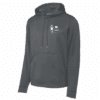 TGH Figure Skating performance hoodie, dark smoke grey