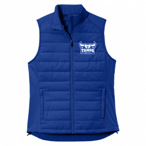 Tampa Bulls women's vest, true royal