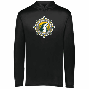 Cypress Creek Coyotes lightweight performance hoodie, black