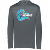 Florida Wave lightweight performance hoodie, graphite