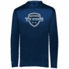 Clearwater Ice Storm lightweight performance hoodie, navy