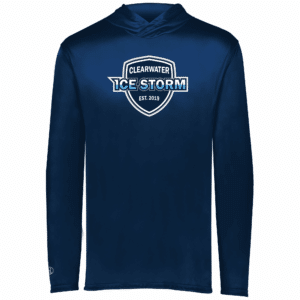 Clearwater Ice Storm lightweight performance hoodie, navy
