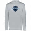 Clearwater Ice Storm lightweight performance hoodie, silver
