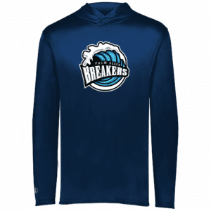 Palm Beach Breakers lightweight performance hoodie, navy