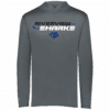 Riverview Sharks lightweight performance hoodie, graphite
