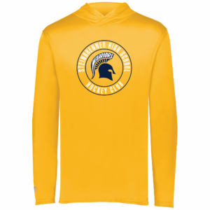 Steinbrenner Warriors lightweight performance hoodie, gold