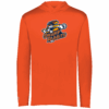 Daytona Swamp Rabbits lightweight performance hoodie, orange