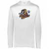 Daytona Swamp Rabbits lightweight performance hoodie, white