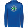TBHC lightweight performance hoodie, royal blue