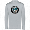 TGH Bull Sharks lightweight performance hoodie, silver