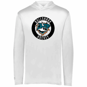 TGH Bull Sharks lightweight performance hoodie, white