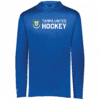 Tampa United lightweight performance hoodie, royal blue