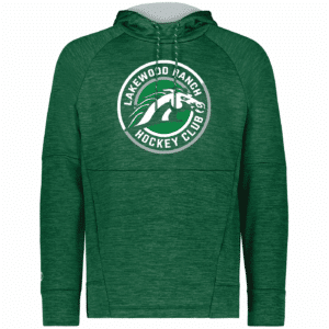 Lakewood Ranch All-Pro Performance Hoodie, dark green heather