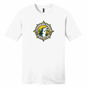 Cypress Creek Coyotes unisex cotton tee, white