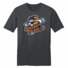 Daytona Swamp Rabbits unisex cotton tee, charcoal