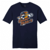Daytona Swamp Rabbits unisex cotton tee, new navy