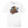 Daytona Swamp Rabbits unisex cotton tee, white