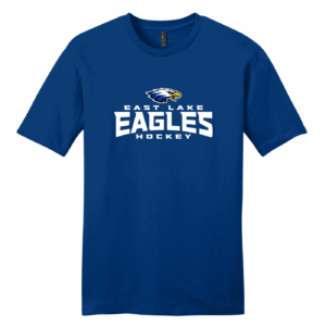 East Lake Eagles unisex cotton tee, deep royal