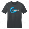 Florida Wave unisex cotton tee, charcoal