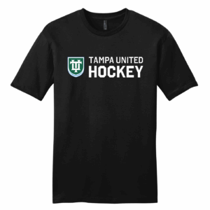 Tampa United unisex cotton tee, new logo, black