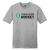 Tampa United unisex cotton tee, new logo, light grey heather