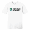Tampa United unisex cotton tee, new logo, white