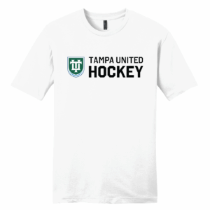 Tampa United unisex cotton tee, new logo, white