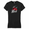 Bloomingdale Ice Bulls women's fitted tee, black