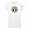 Cypress Creek Coyotes women's fitted tee, white