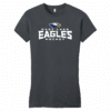 East Lake Eagles women's fitted tee, charcoal
