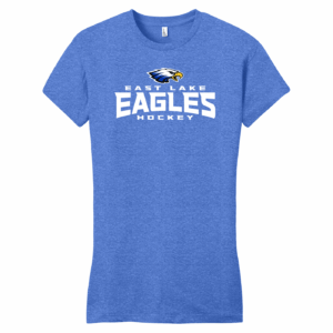East Lake Eagles women's fitted tee, heather royal