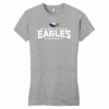 East Lake Eagles women's fitted tee, light grey heather