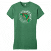 Florida Eels womens fitted tee, heathered kelly green