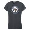 Florida Fury womens fitted tee, charcoal