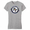 Florida Fury womens fitted tee, light heather grey