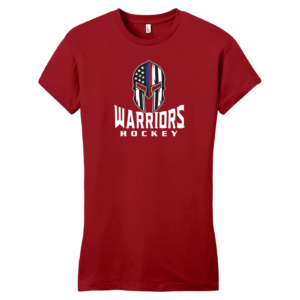 Florida Warriors womens fitted tee, classic red