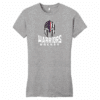 Florida Warriors womens fitted tee, light heather grey
