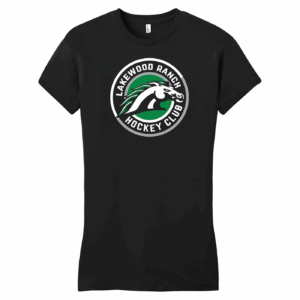 Lakewood Ranch women's fitted tee, black