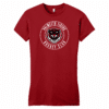 Palmetto Tigers women's fitted tee, classic red