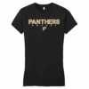 Plant Panthers women's fitted tee, black